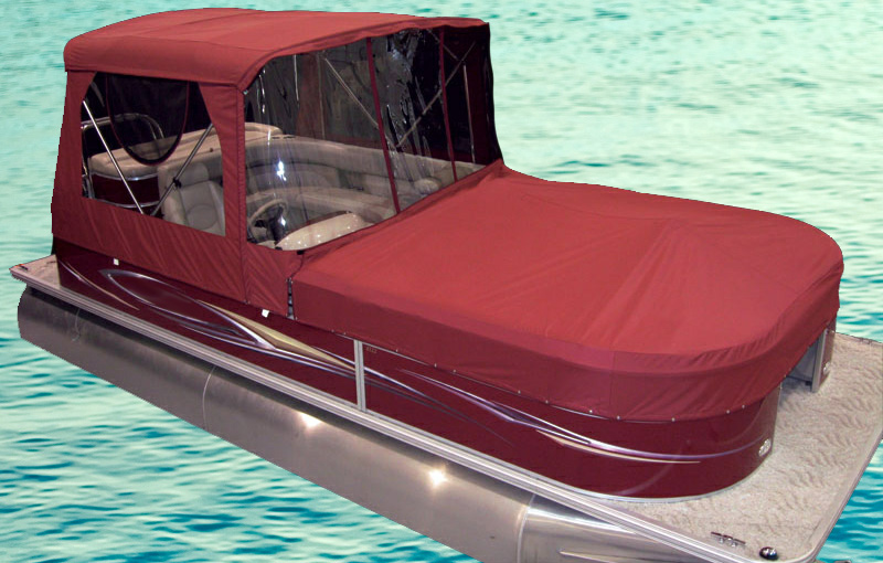 Turn Your Pontoon Into A Camping Tent