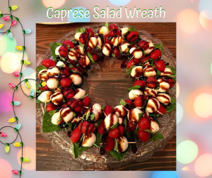 Caprese Salad Wreath