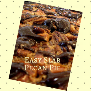 Easy Pecan Slab Pie