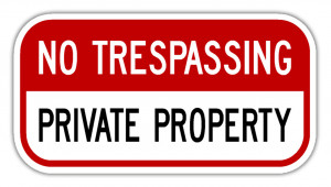 No Trespass