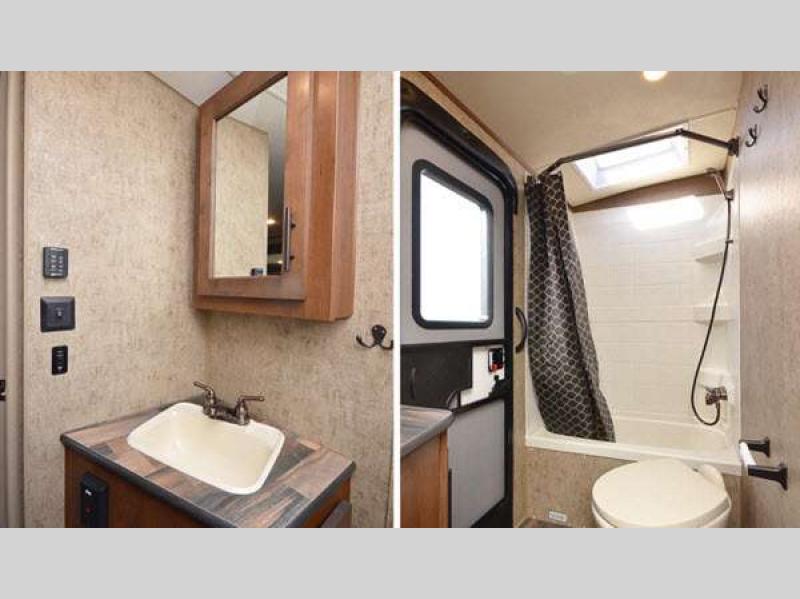 Outdoors Back Country Series MTN TRX Travel Trailer bathroom